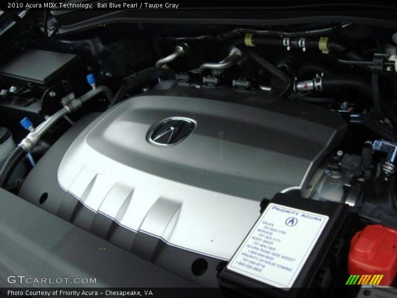 2010 MDX Technology Engine - 3.7 Liter SOHC 24-Valve VTEC V6