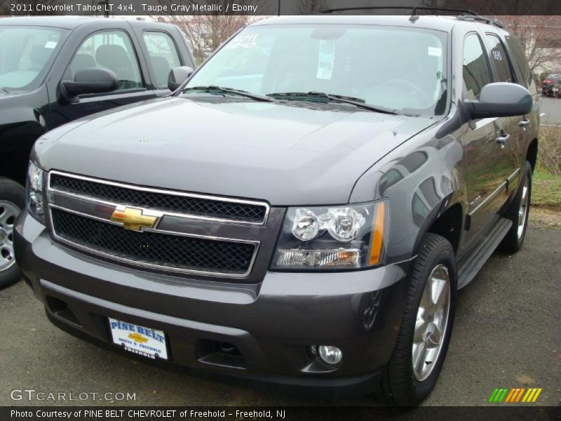 Taupe Gray Metallic / Ebony 2011 Chevrolet Tahoe LT 4x4