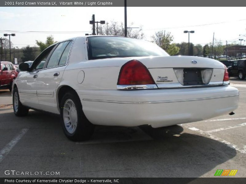 Vibrant White / Light Graphite 2001 Ford Crown Victoria LX