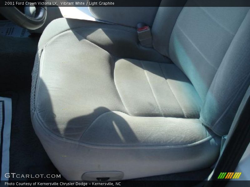 Vibrant White / Light Graphite 2001 Ford Crown Victoria LX