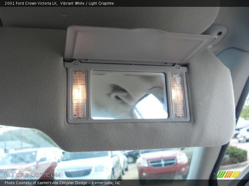 Vibrant White / Light Graphite 2001 Ford Crown Victoria LX