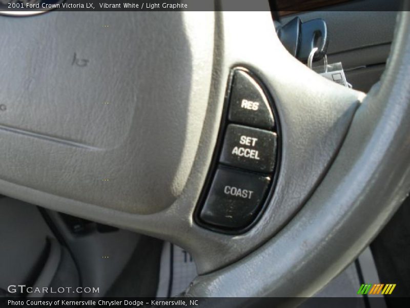 Vibrant White / Light Graphite 2001 Ford Crown Victoria LX
