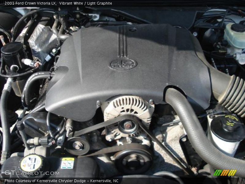 Vibrant White / Light Graphite 2001 Ford Crown Victoria LX