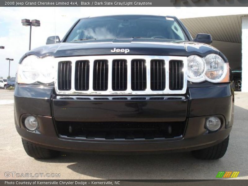 Black / Dark Slate Gray/Light Graystone 2008 Jeep Grand Cherokee Limited 4x4