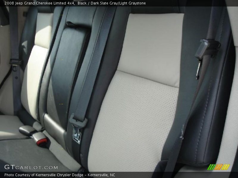 Black / Dark Slate Gray/Light Graystone 2008 Jeep Grand Cherokee Limited 4x4