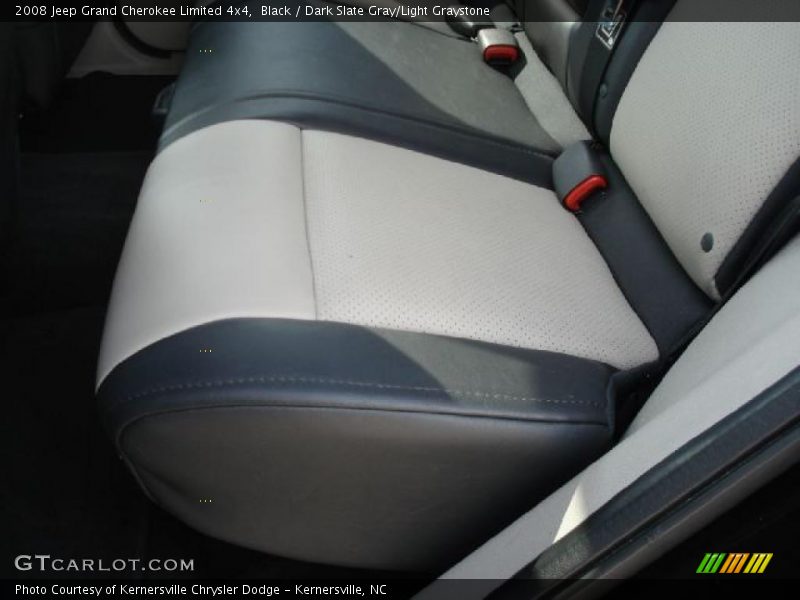 Black / Dark Slate Gray/Light Graystone 2008 Jeep Grand Cherokee Limited 4x4