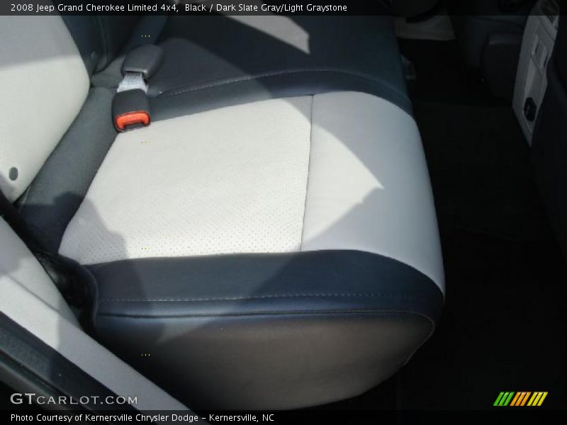 Black / Dark Slate Gray/Light Graystone 2008 Jeep Grand Cherokee Limited 4x4