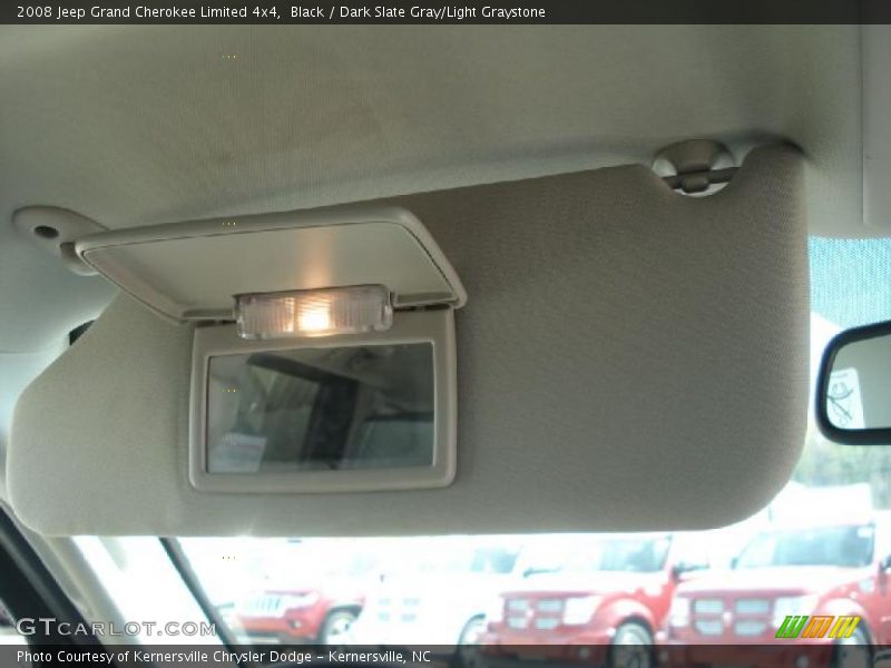 Black / Dark Slate Gray/Light Graystone 2008 Jeep Grand Cherokee Limited 4x4