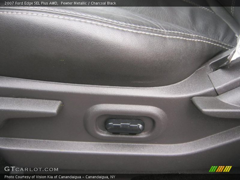 Pewter Metallic / Charcoal Black 2007 Ford Edge SEL Plus AWD