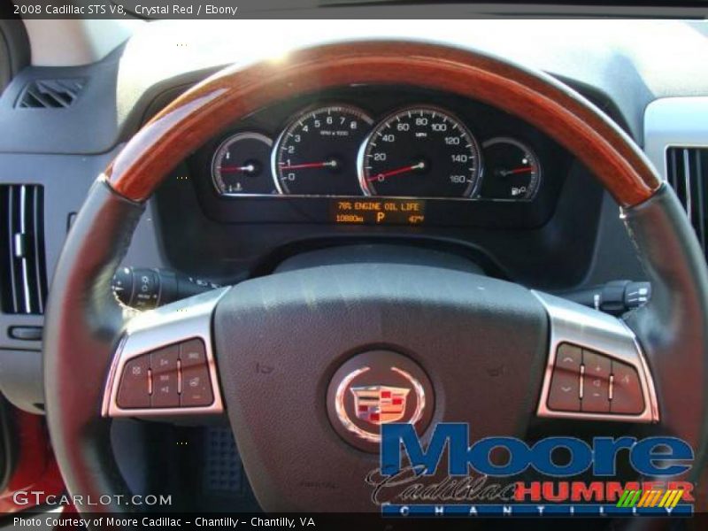 Crystal Red / Ebony 2008 Cadillac STS V8