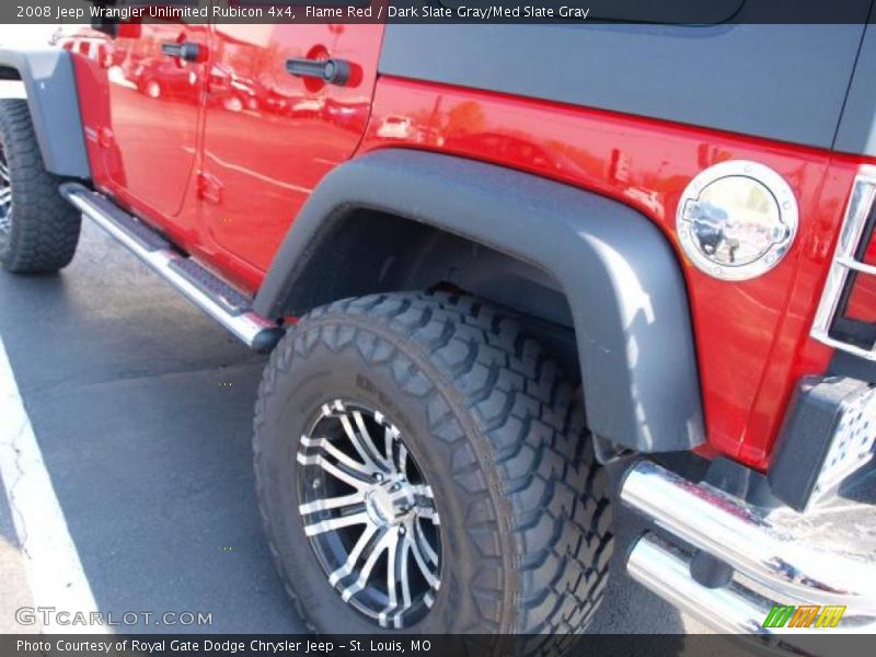 Flame Red / Dark Slate Gray/Med Slate Gray 2008 Jeep Wrangler Unlimited Rubicon 4x4