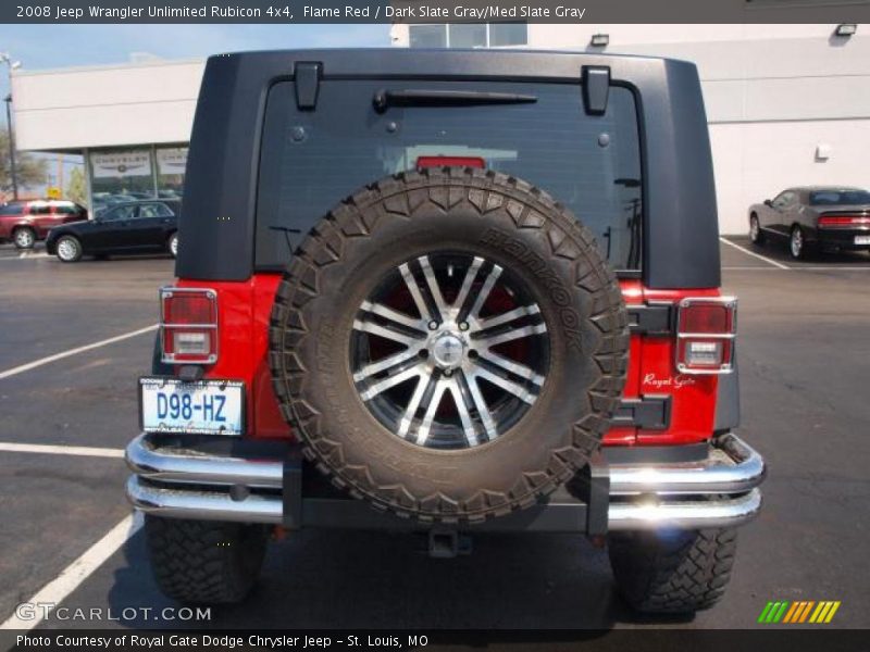 Flame Red / Dark Slate Gray/Med Slate Gray 2008 Jeep Wrangler Unlimited Rubicon 4x4