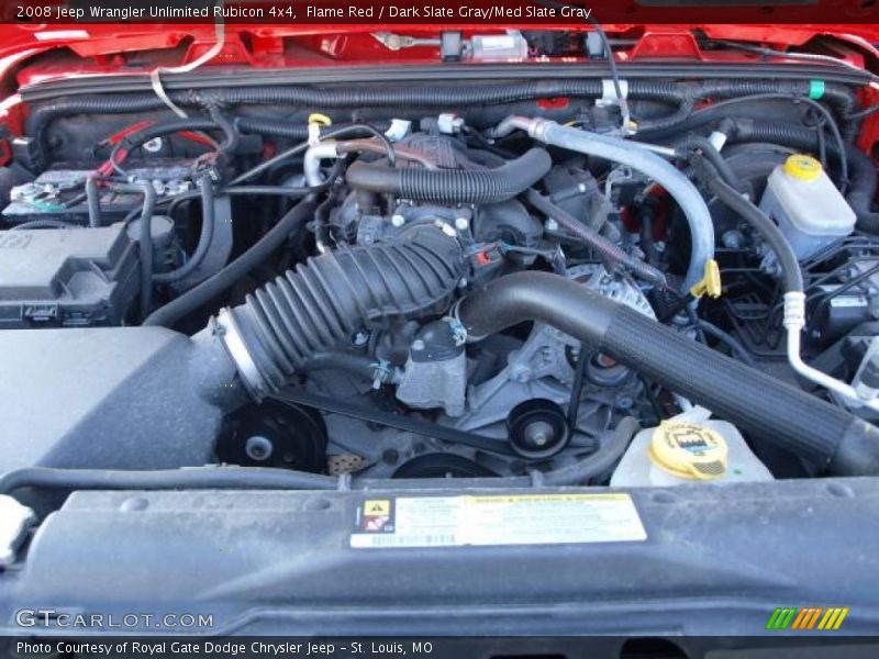 Flame Red / Dark Slate Gray/Med Slate Gray 2008 Jeep Wrangler Unlimited Rubicon 4x4
