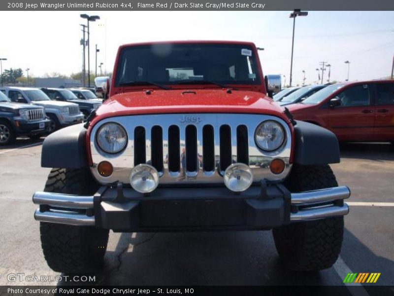 Flame Red / Dark Slate Gray/Med Slate Gray 2008 Jeep Wrangler Unlimited Rubicon 4x4