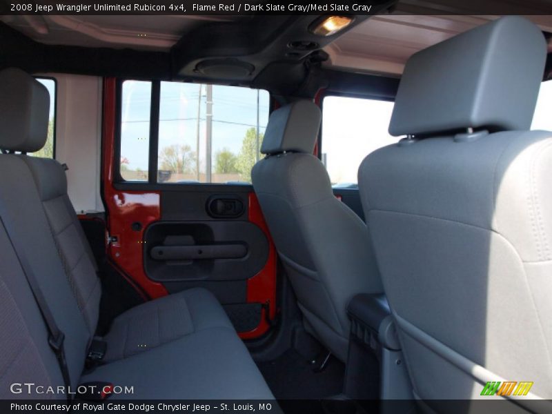 Flame Red / Dark Slate Gray/Med Slate Gray 2008 Jeep Wrangler Unlimited Rubicon 4x4