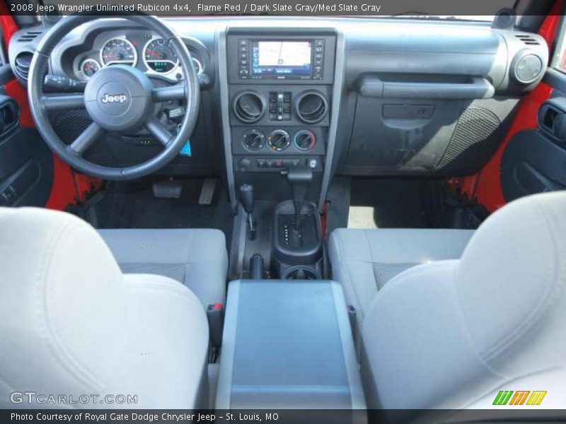 Flame Red / Dark Slate Gray/Med Slate Gray 2008 Jeep Wrangler Unlimited Rubicon 4x4