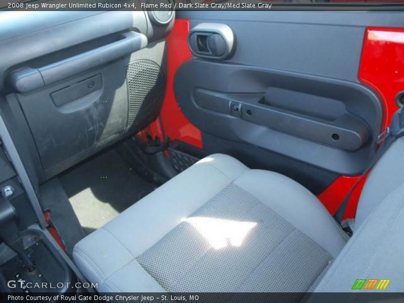 Flame Red / Dark Slate Gray/Med Slate Gray 2008 Jeep Wrangler Unlimited Rubicon 4x4