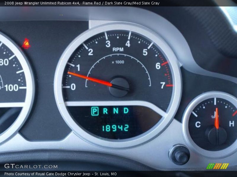 Flame Red / Dark Slate Gray/Med Slate Gray 2008 Jeep Wrangler Unlimited Rubicon 4x4