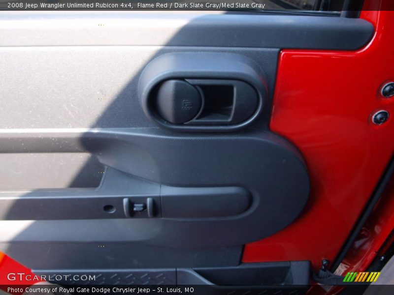 Flame Red / Dark Slate Gray/Med Slate Gray 2008 Jeep Wrangler Unlimited Rubicon 4x4