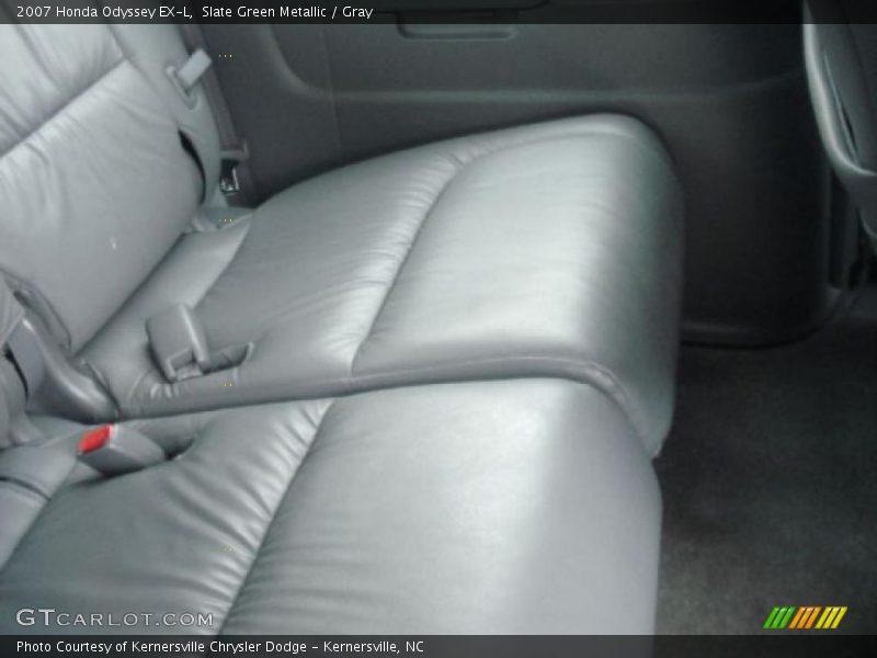 Slate Green Metallic / Gray 2007 Honda Odyssey EX-L