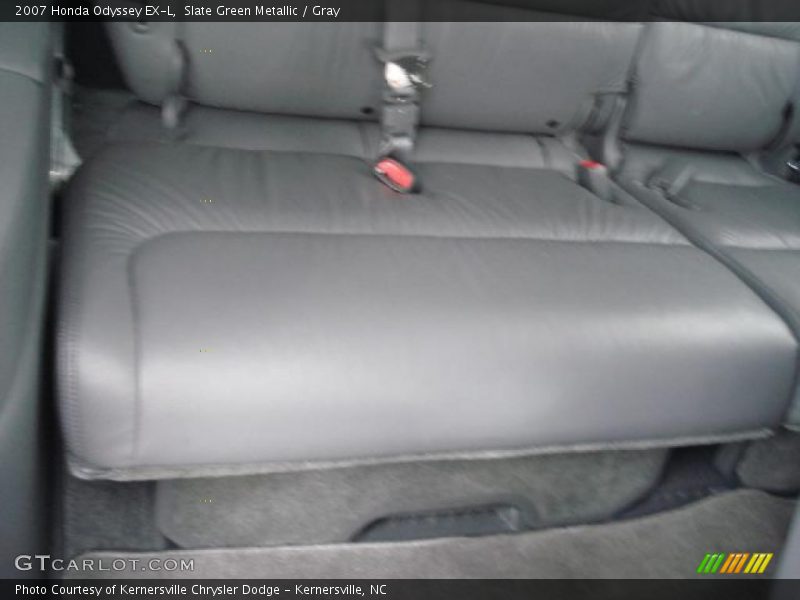 Slate Green Metallic / Gray 2007 Honda Odyssey EX-L