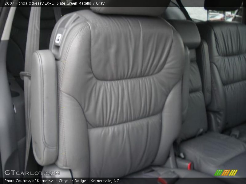 Slate Green Metallic / Gray 2007 Honda Odyssey EX-L