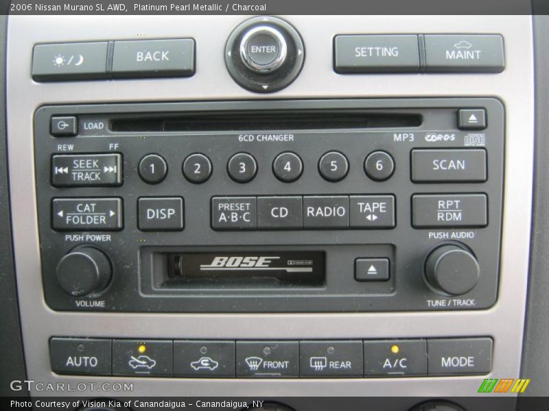 Platinum Pearl Metallic / Charcoal 2006 Nissan Murano SL AWD