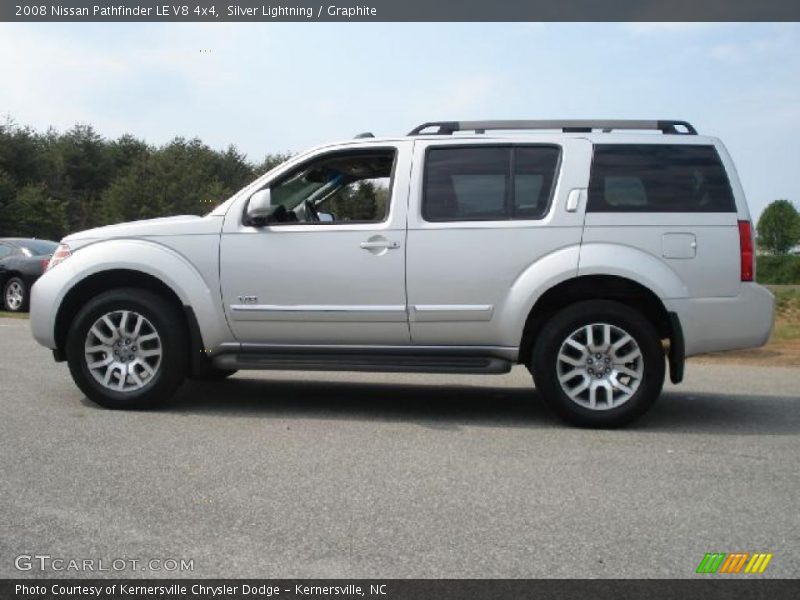  2008 Pathfinder LE V8 4x4 Silver Lightning