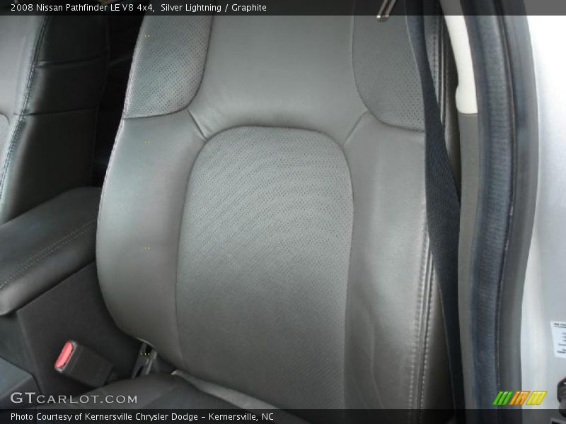 Silver Lightning / Graphite 2008 Nissan Pathfinder LE V8 4x4