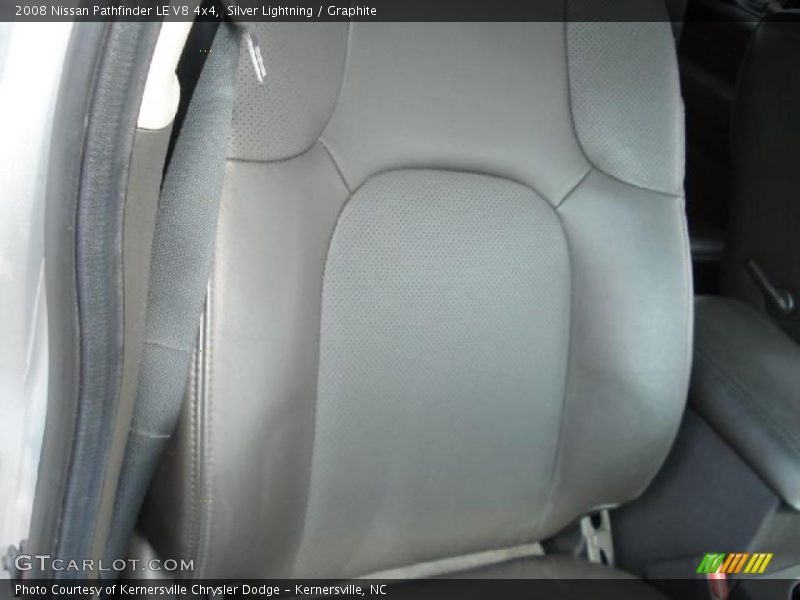 Silver Lightning / Graphite 2008 Nissan Pathfinder LE V8 4x4