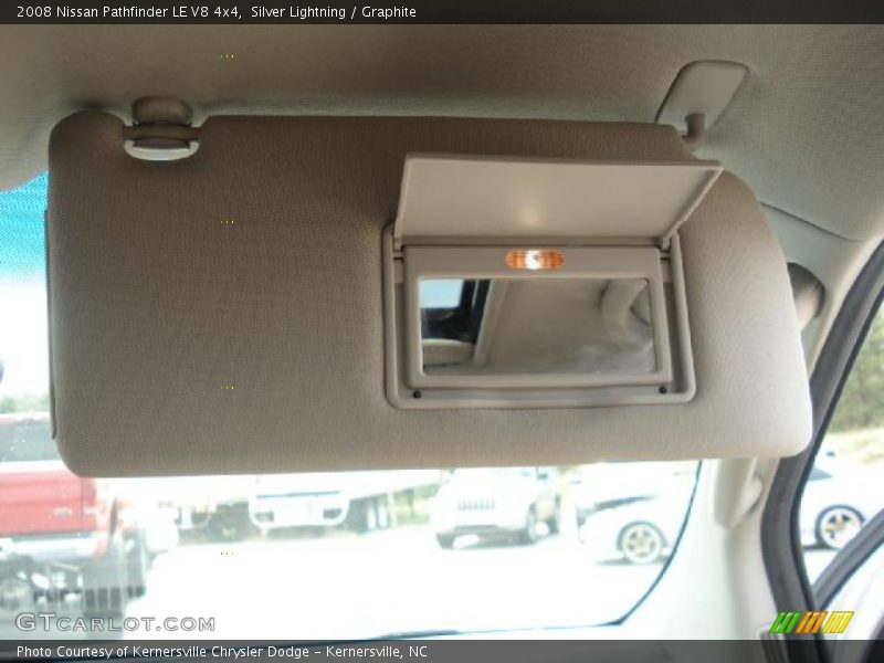 Silver Lightning / Graphite 2008 Nissan Pathfinder LE V8 4x4