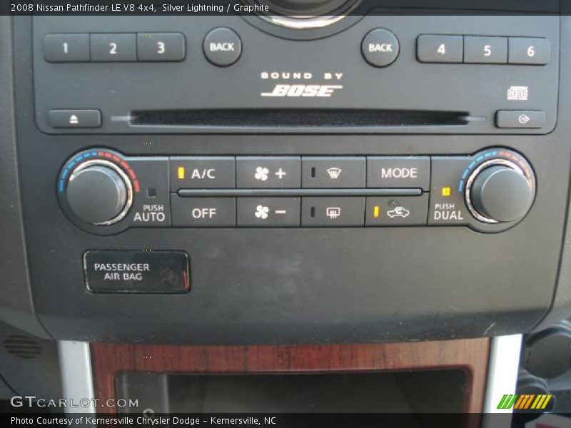 Silver Lightning / Graphite 2008 Nissan Pathfinder LE V8 4x4