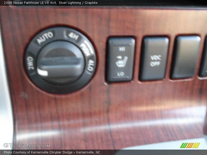 Silver Lightning / Graphite 2008 Nissan Pathfinder LE V8 4x4