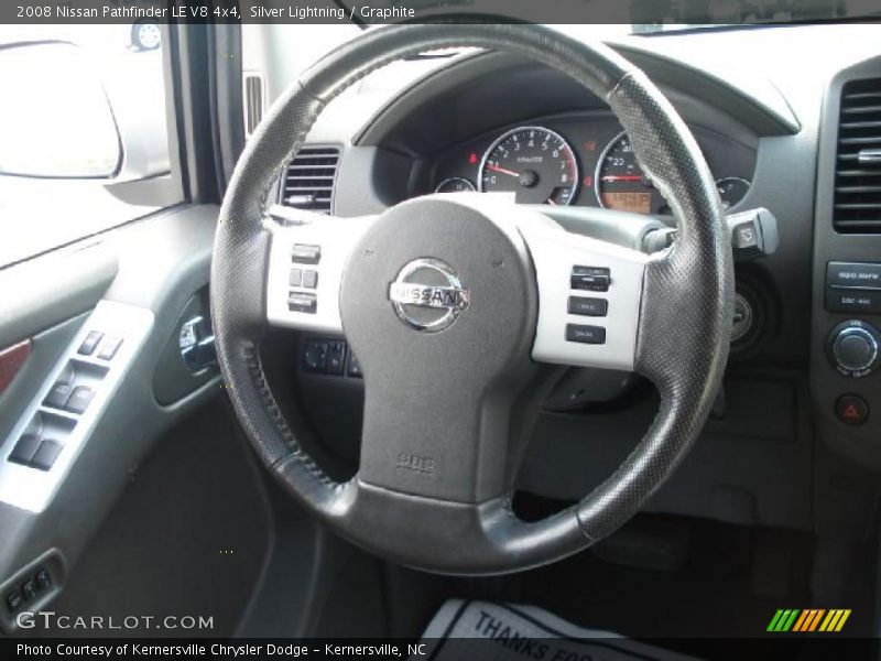 Silver Lightning / Graphite 2008 Nissan Pathfinder LE V8 4x4