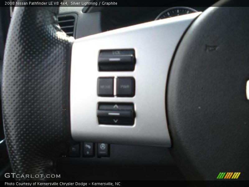Silver Lightning / Graphite 2008 Nissan Pathfinder LE V8 4x4