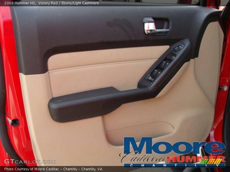 Victory Red / Ebony/Light Cashmere 2009 Hummer H3