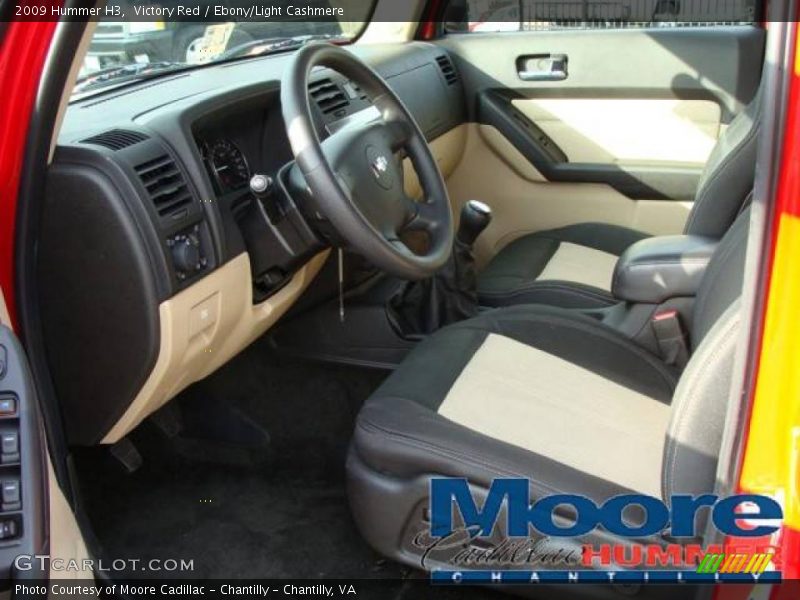 Victory Red / Ebony/Light Cashmere 2009 Hummer H3