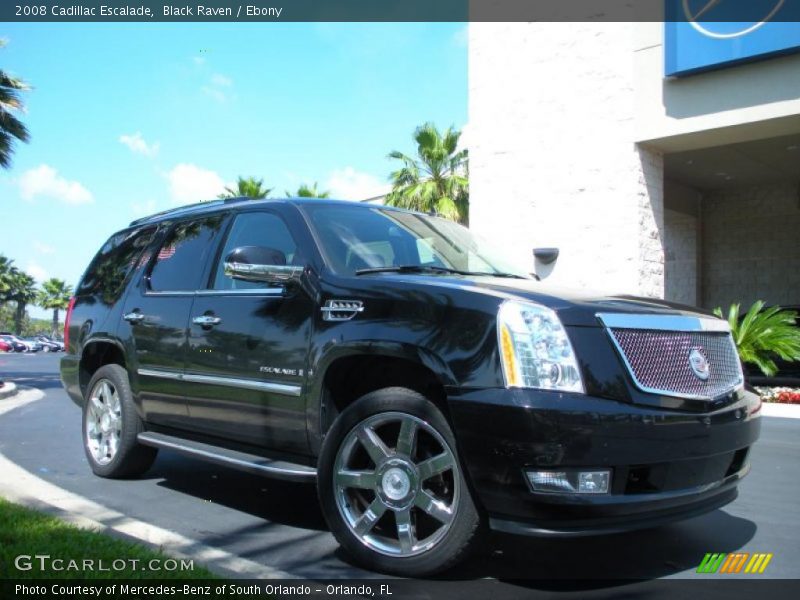 Black Raven / Ebony 2008 Cadillac Escalade