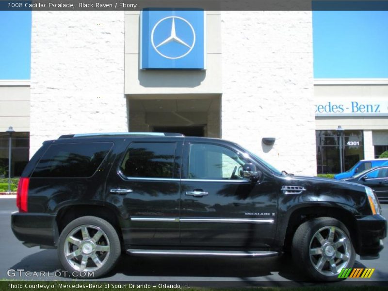 Black Raven / Ebony 2008 Cadillac Escalade