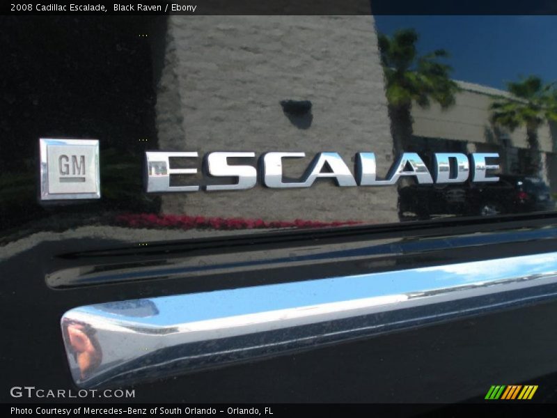 Black Raven / Ebony 2008 Cadillac Escalade