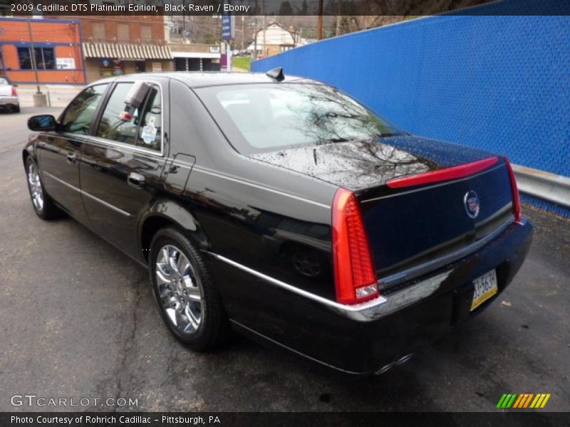 Black Raven / Ebony 2009 Cadillac DTS Platinum Edition