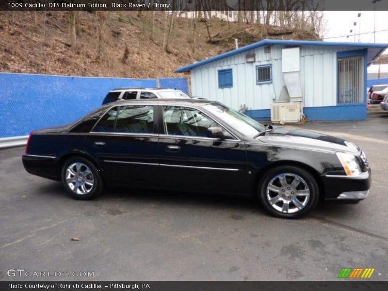 Black Raven / Ebony 2009 Cadillac DTS Platinum Edition