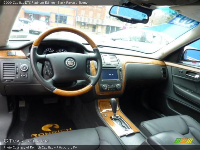 Dashboard of 2009 DTS Platinum Edition