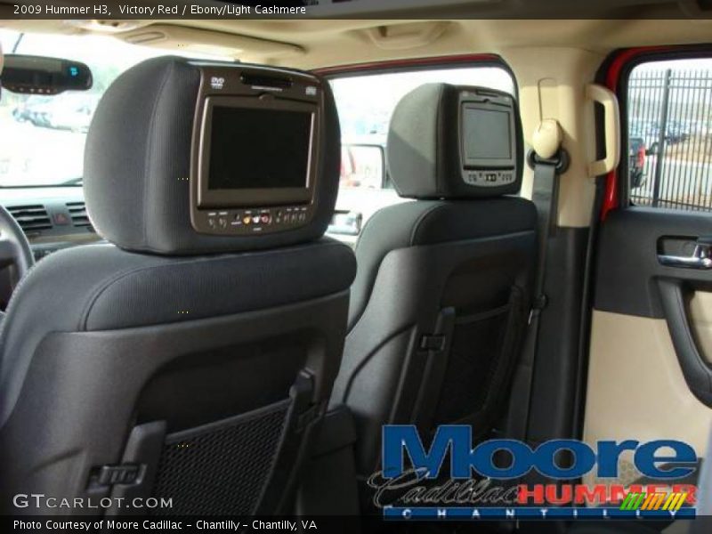 Victory Red / Ebony/Light Cashmere 2009 Hummer H3