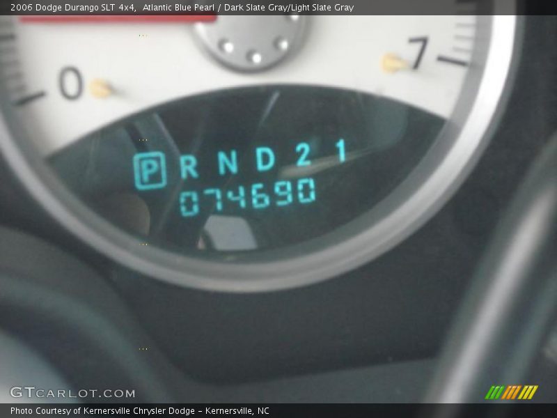 Atlantic Blue Pearl / Dark Slate Gray/Light Slate Gray 2006 Dodge Durango SLT 4x4