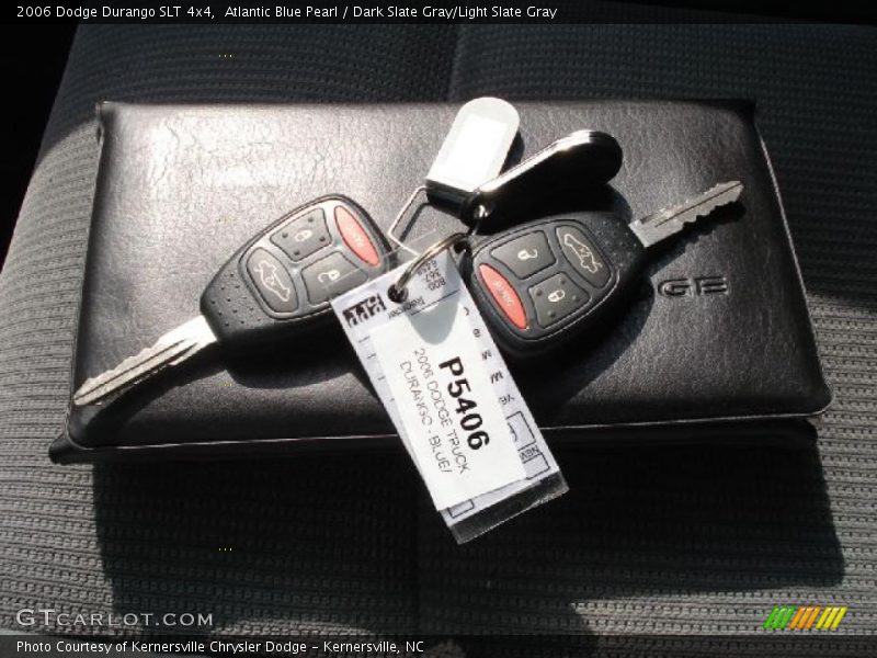 Atlantic Blue Pearl / Dark Slate Gray/Light Slate Gray 2006 Dodge Durango SLT 4x4