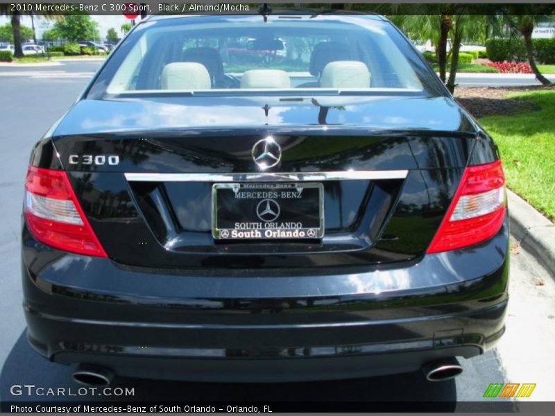 Black / Almond/Mocha 2010 Mercedes-Benz C 300 Sport