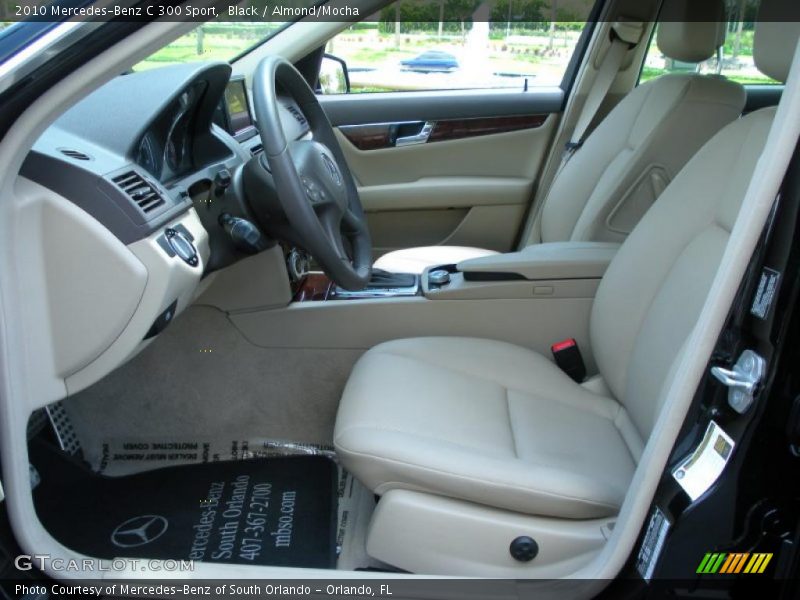 Black / Almond/Mocha 2010 Mercedes-Benz C 300 Sport