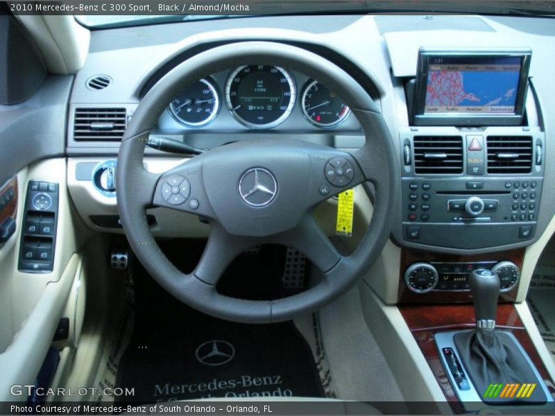 Black / Almond/Mocha 2010 Mercedes-Benz C 300 Sport