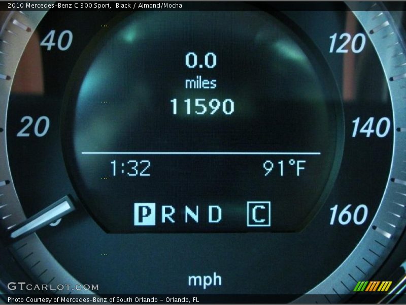 Black / Almond/Mocha 2010 Mercedes-Benz C 300 Sport